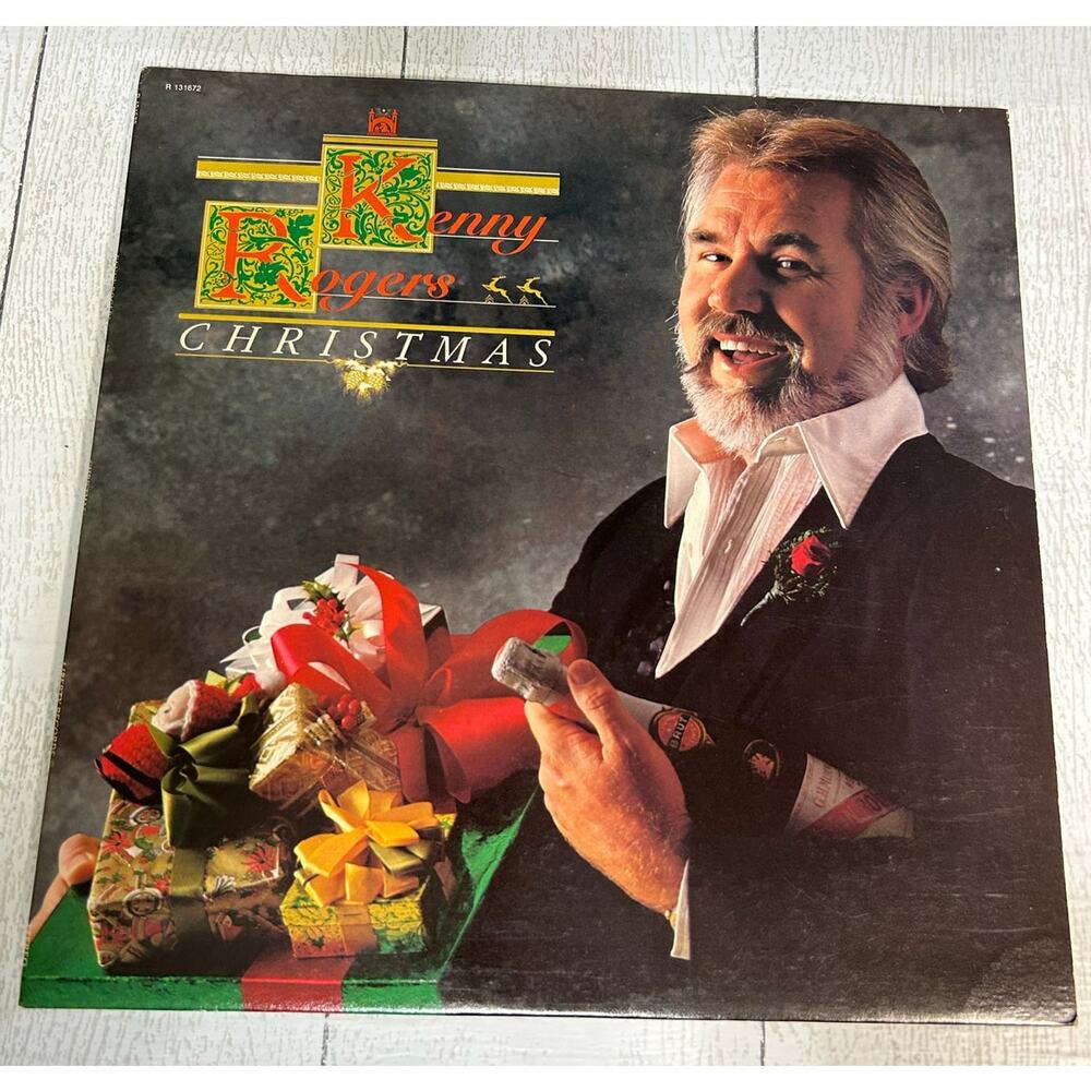 Vintage Kenny Rogers Christmas Vinyl Album 1981 Liberty Records